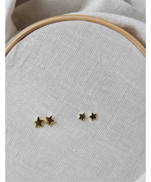PENDIENTES  ESTRELLAS ORO