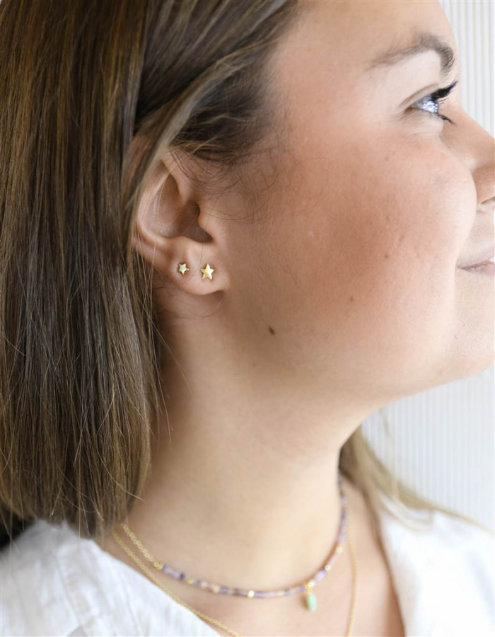 PENDIENTES  ESTRELLAS ORO