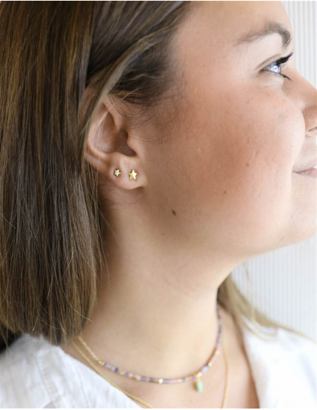 PENDIENTES  ESTRELLAS ORO