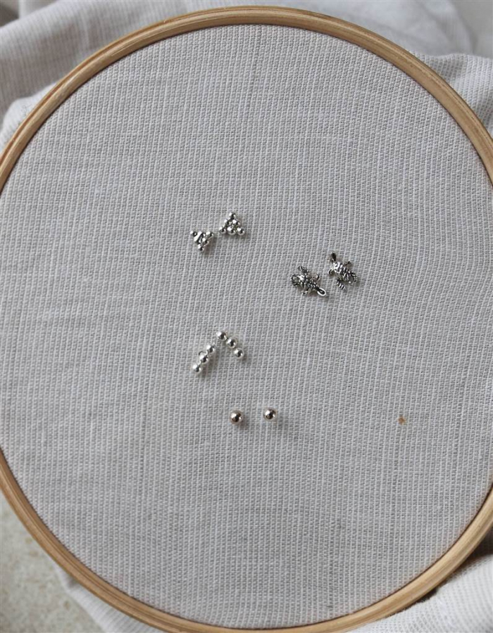 PENDIENTES TORTUGA, BOLITA, 3...