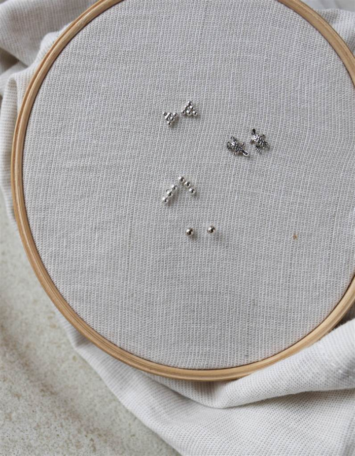 PENDIENTES TORTUGA, BOLITA, 3...