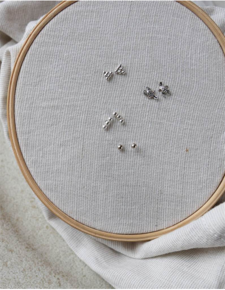 PENDIENTES TORTUGA, BOLITA, 3 BOLITAS, 6 BOLITAS