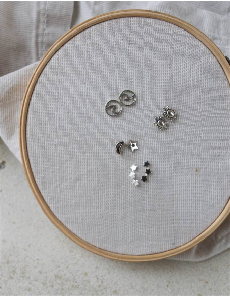 PENDIENTES TORTUGA,OLA, ESTRELLAS, ESTRELLA Y LUNA