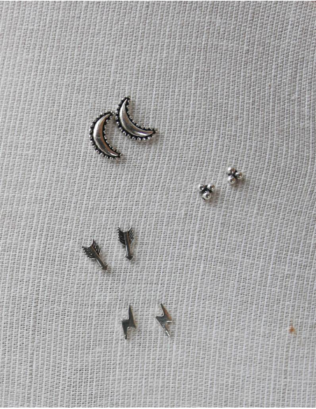 PENDIENTES RAYO, FLECHA, BOLITAS, LUNA