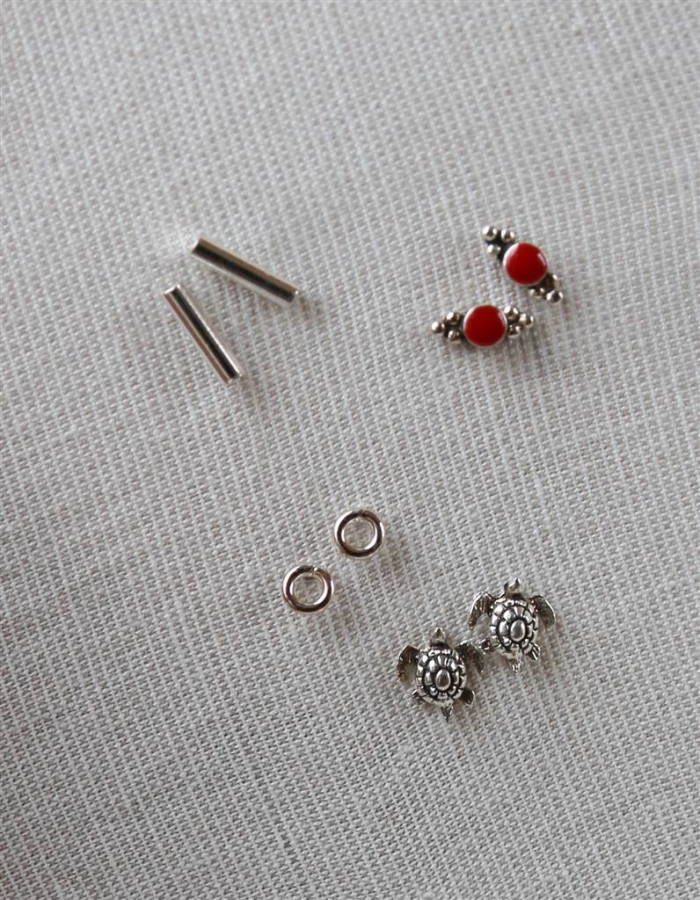 PENDIENTES BARRITAS, TORTUGAS,...