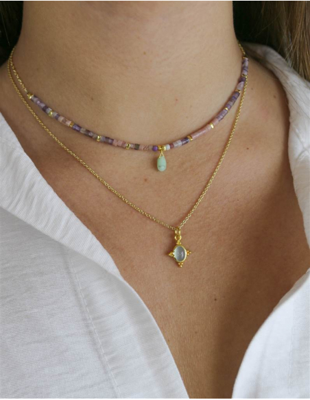 COLGANTE RODOCROSITA Y AMATISTA