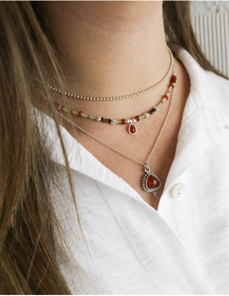 COLGANTE PIEDRAS NATURALES  BIKANER