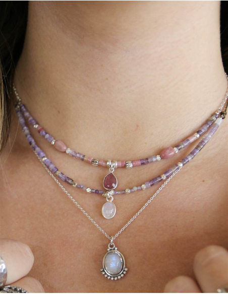 COLGANTE COSMIC PIEDRA LUNA