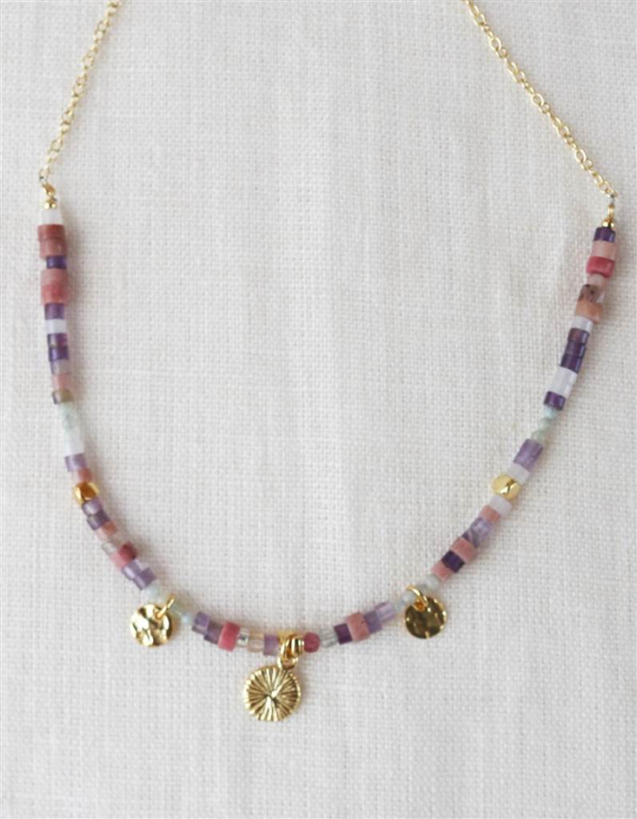 COLGANTE  RODOCROSITA Y AMATISTA