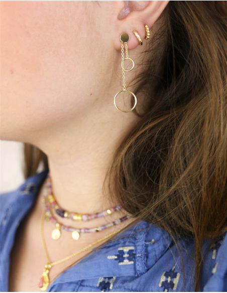 PENDIENTES CAPRI ORO