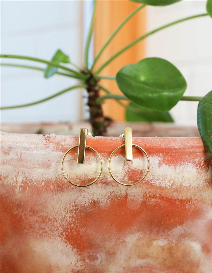 PENDIENTES MILÁN ORO