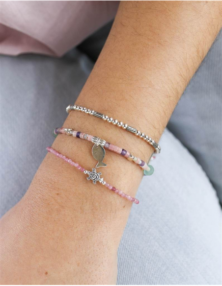 PULSERA TORTUGA PIEDRAS