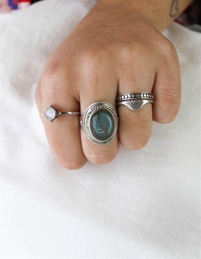 ANILLO NATURA LABRADORITA