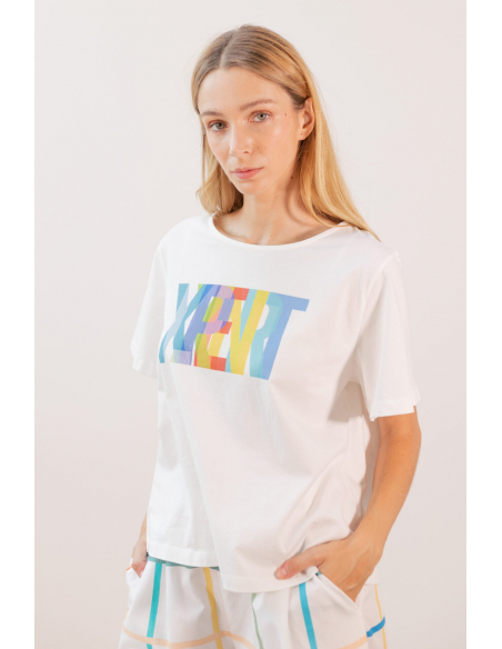 CAMISETA CRUDA LETRAS