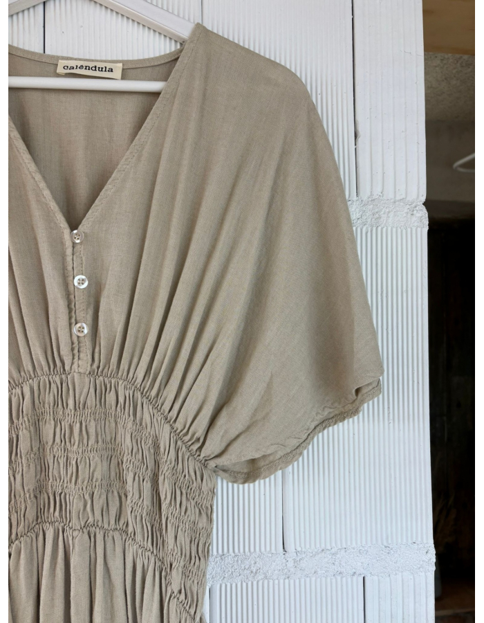 VESTIDO GRECIA BEIGE