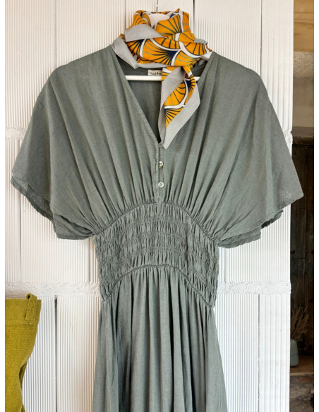VESTIDO GRECIA KAKI