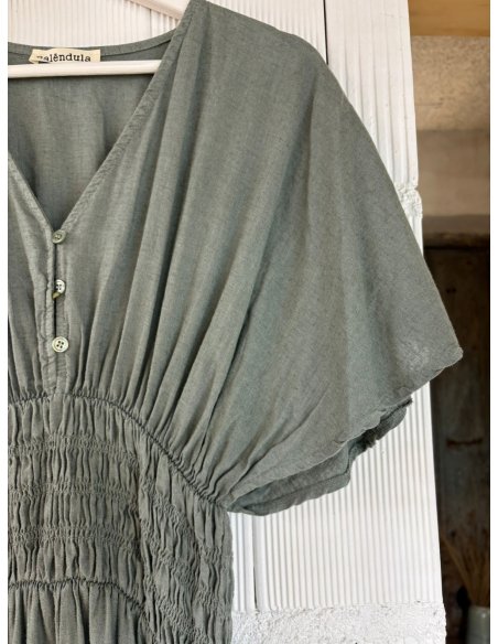 VESTIDO GRECIA KAKI