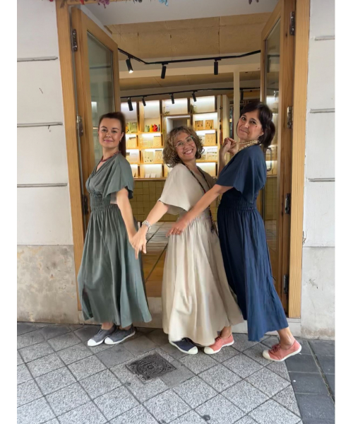 VESTIDO GRECIA KAKI 2