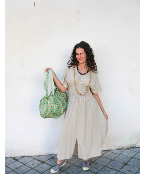 VESTIDO GRECIA BEIGE