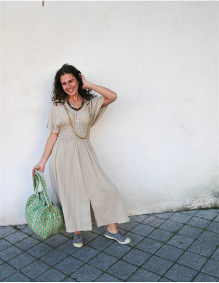 VESTIDO GRECIA BEIGE