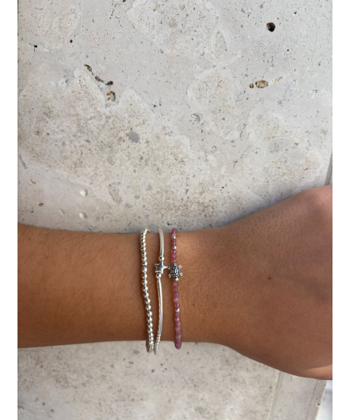 PULSERA TORTUGA CUARZO ROSA 2