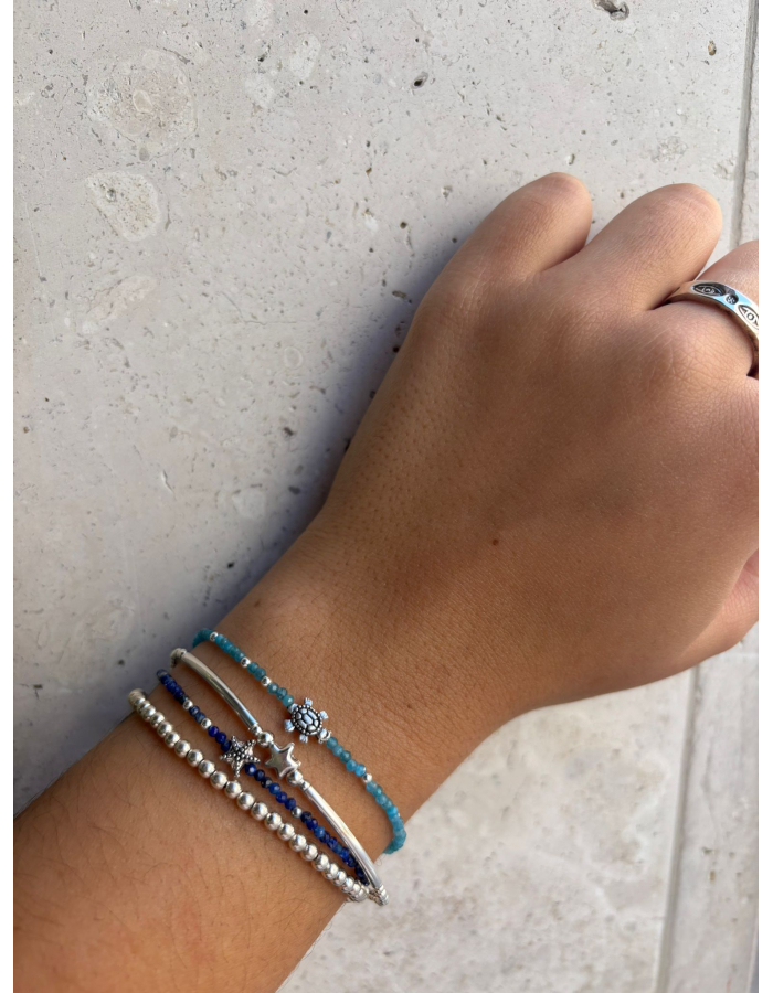 PULSERA ESTRELLA DE MAR LAPISLAZULI
