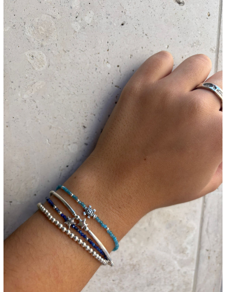 PULSERA ESTRELLA DE MAR LAPISLAZULI