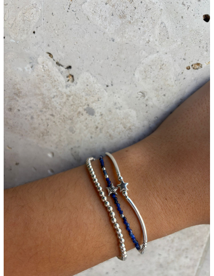 PULSERA ESTRELLA DE MAR LAPISLAZULI