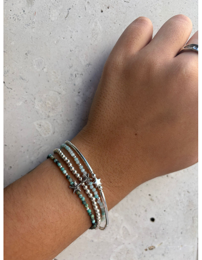 PULSERA ESTRELLA DE MAR TURQUESA...