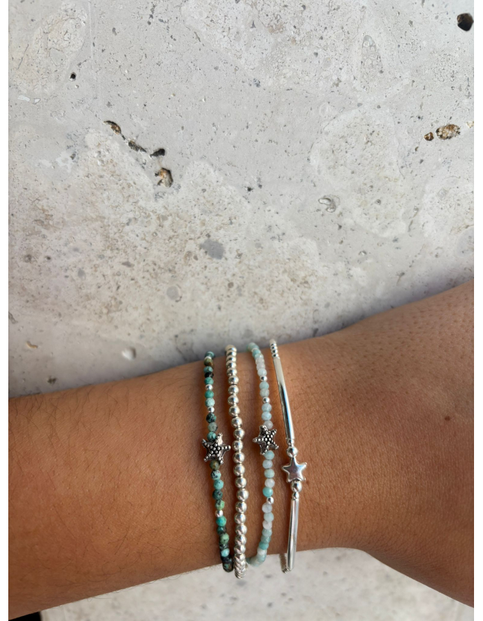 PULSERA ESTRELLA DE MAR TURQUESA...