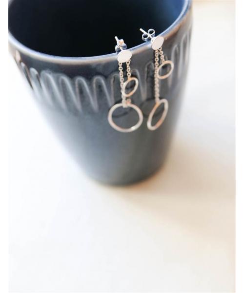 PENDIENTES CAPRI PLATA 2