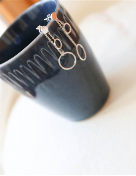 PENDIENTES CAPRI PLATA