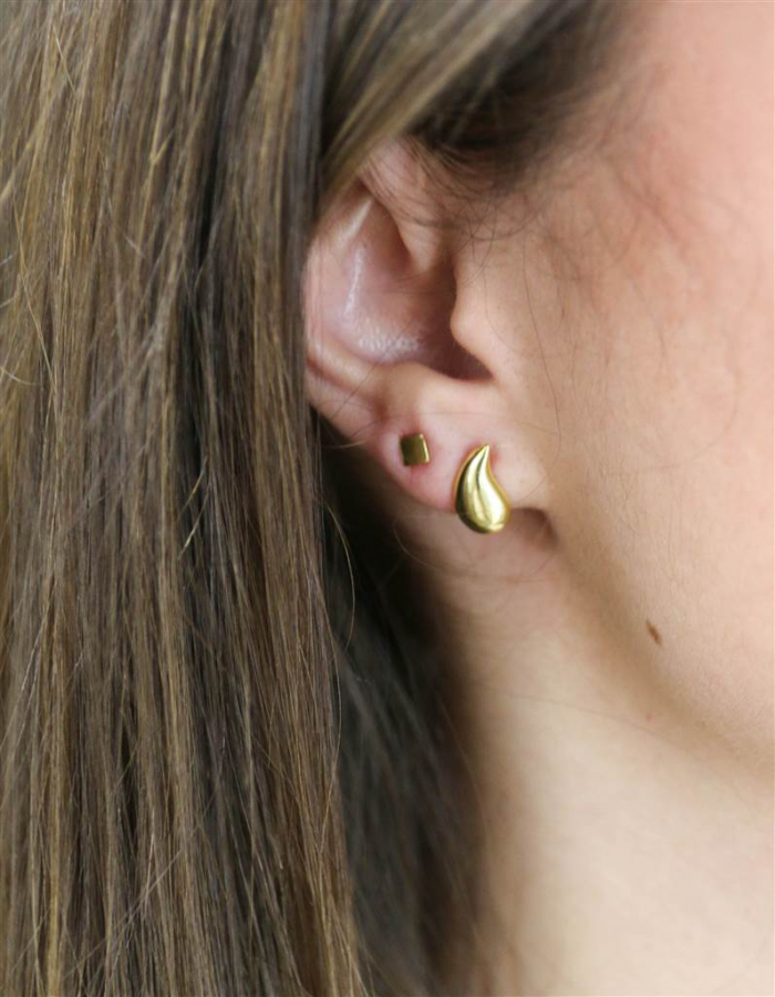 PENDIENTES LAGRIMAS PLATA