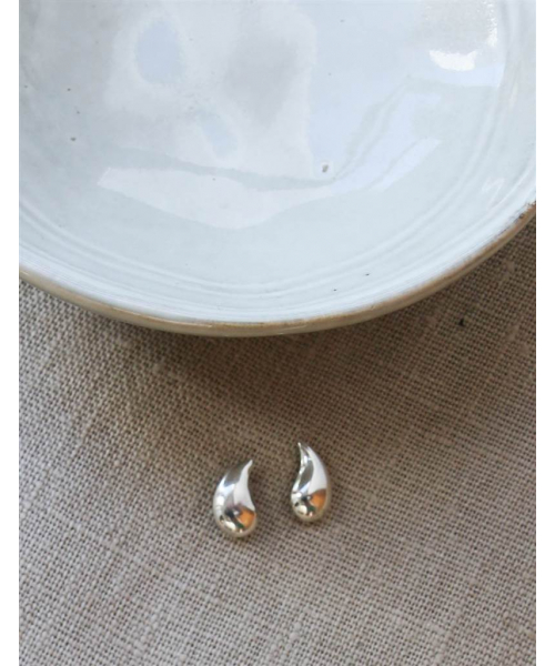 PENDIENTES LAGRIMAS PLATA