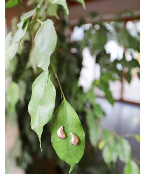 PENDIENTES LAGRIMAS PLATA 2