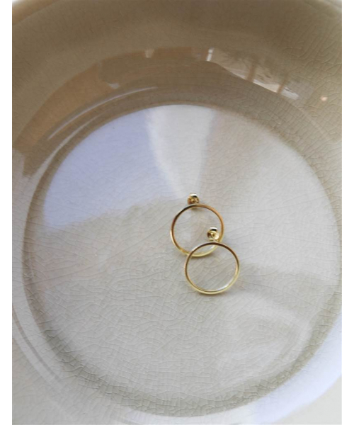 PENDIENTES CÍRCULO ORO