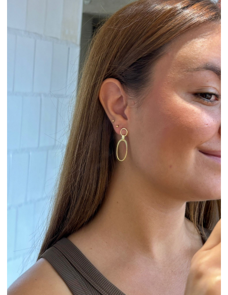 PENDIENTES INDIA ORO