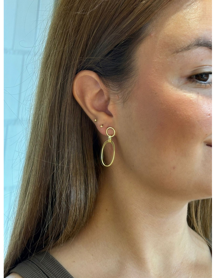 PENDIENTES INDIA ORO