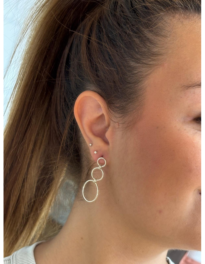 PENDIENTES TRIPLE CIRCULO