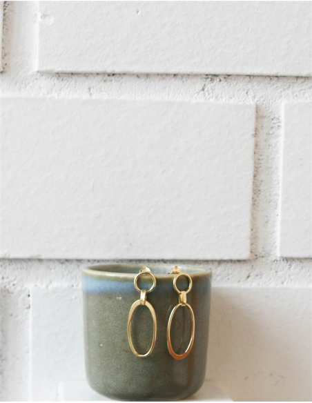 PENDIENTES INDIA ORO