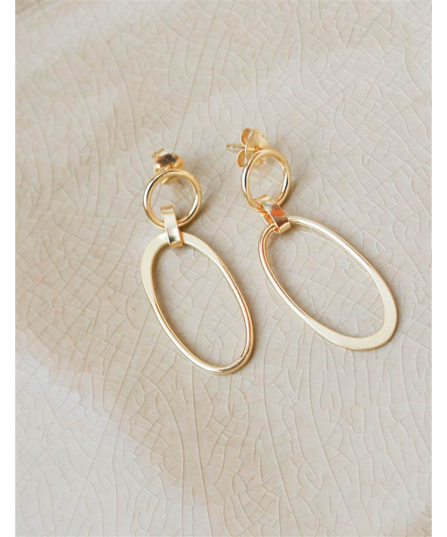 PENDIENTES INDIA ORO