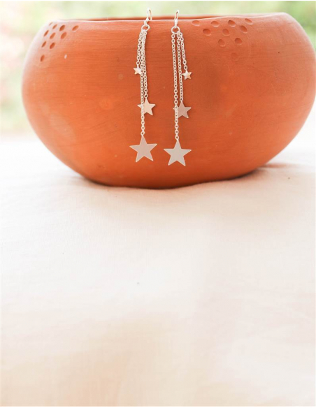 PENDIENTES ESTRELLITAS PLATA