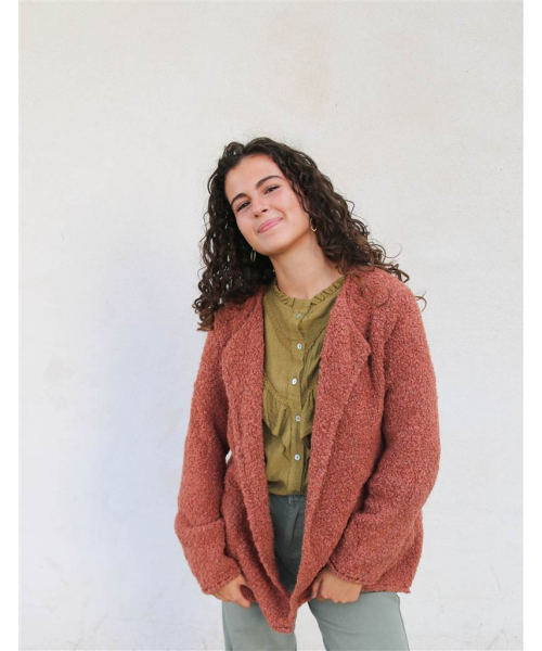 CHAQUETA SOFÍA TEJA