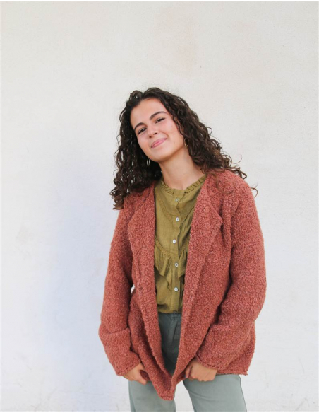 CHAQUETA SOFÍA TEJA