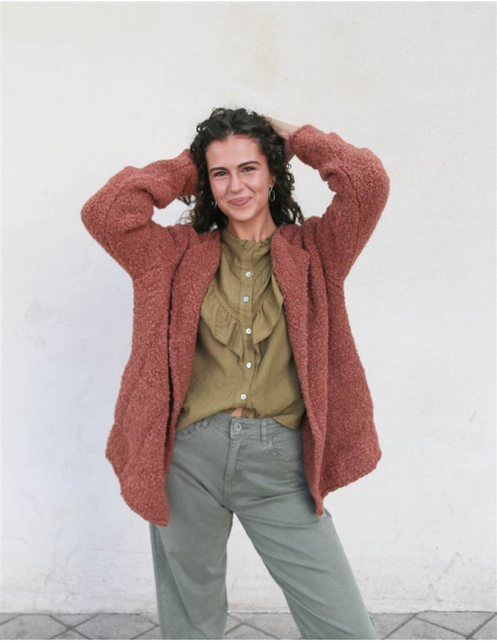 CHAQUETA SOFÍA TEJA