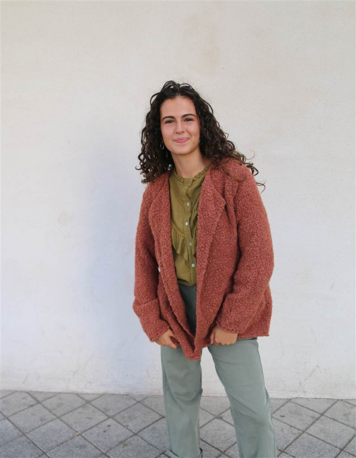 CHAQUETA SOFÍA TEJA