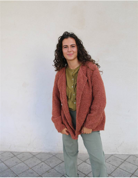 CHAQUETA SOFÍA TEJA