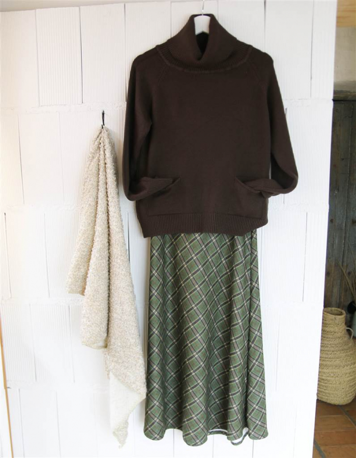 FALDA CUADROS BOSQUE