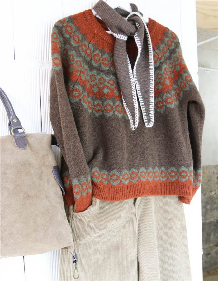 JERSEY MARRON DIDUJOS