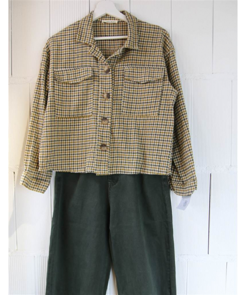 CAMISA DOS BOLSOS CUADROS